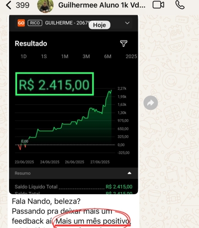 Depoimento de aluno Guilherme